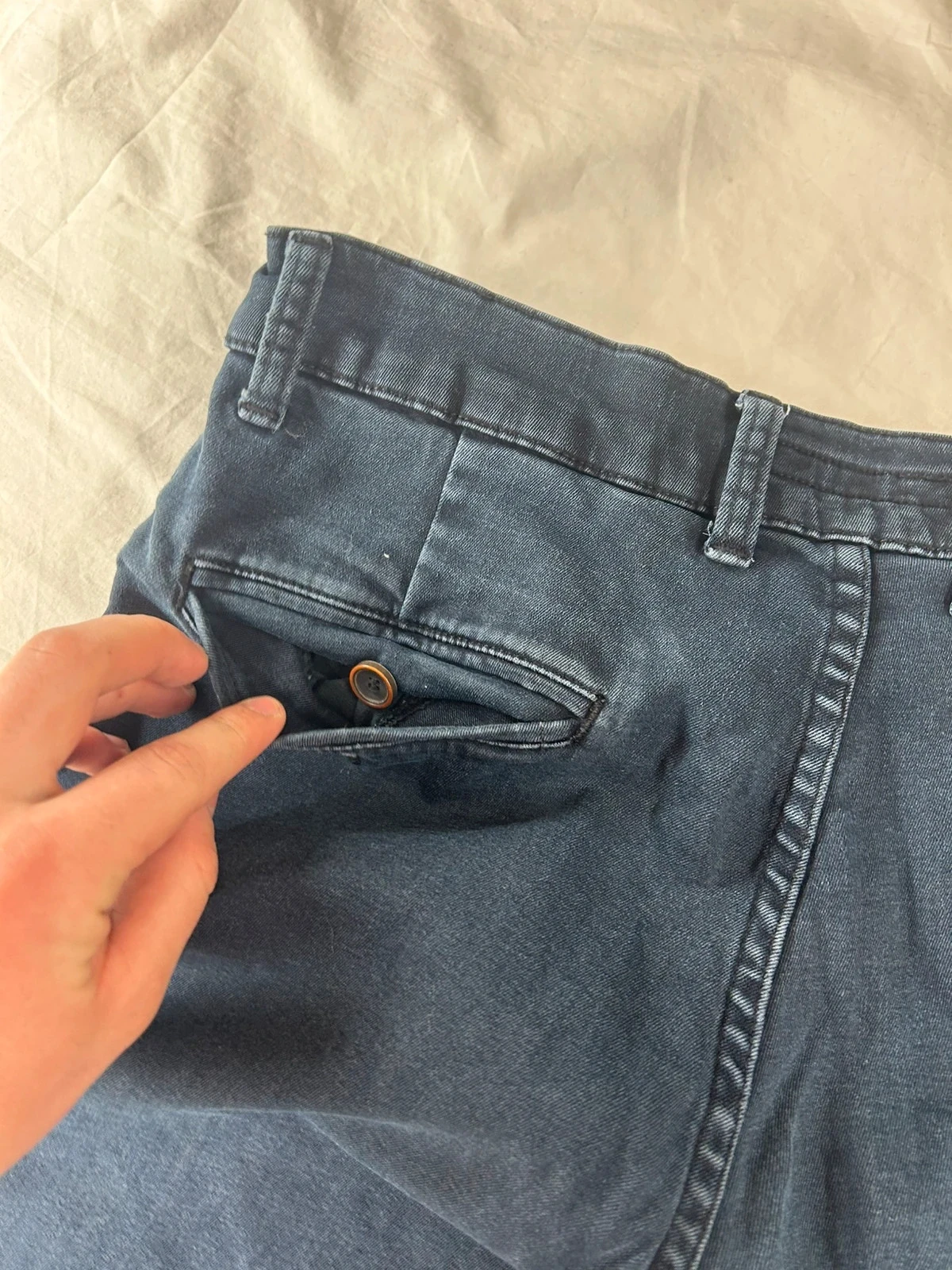Chino vintage bleu marine icon – photo 13